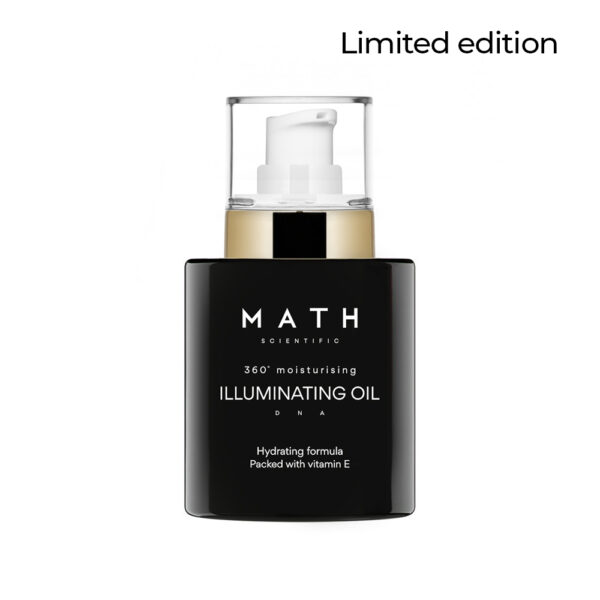 MATH SCIENTIFIC regeneruojantis aliejų kompleksas su vitaminu E ILLUMINATING OIL