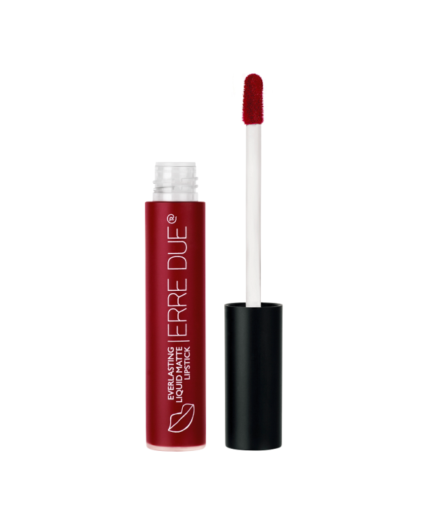 ERRE DUE skysti matiniai lūpų dažai Nr. 618 Red Carpet EVERLASTING LIQUID MATTE LIPSTICK