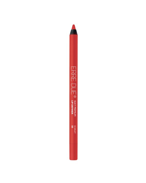 ERRE DUE ilgalaikis lūpų pieštukas Scarlet SILKY PREMIUM LIP DEFINER - ILGAI IŠLIEKANTIS
