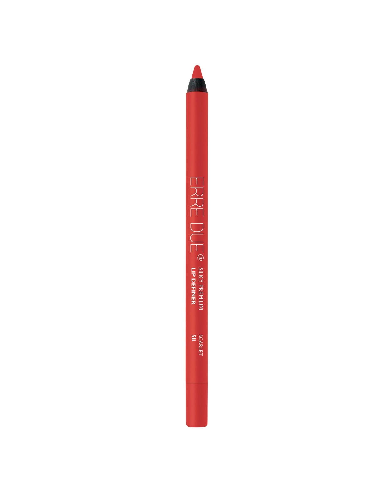 ERRE DUE ilgalaikis lūpų pieštukas Scarlet SILKY PREMIUM LIP DEFINER - ILGAI IŠLIEKANTIS