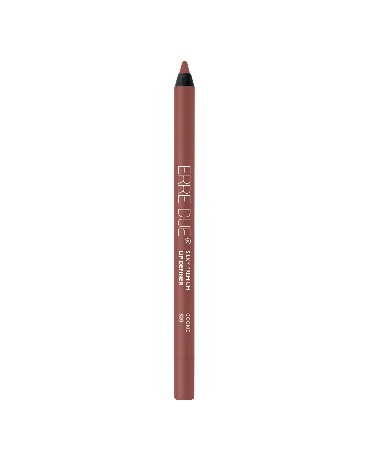 ERRE DUE ilgalaikis lūpų pieštukas Nr. 520 Cookie SILKY PREMIUM LIP DEFINER
