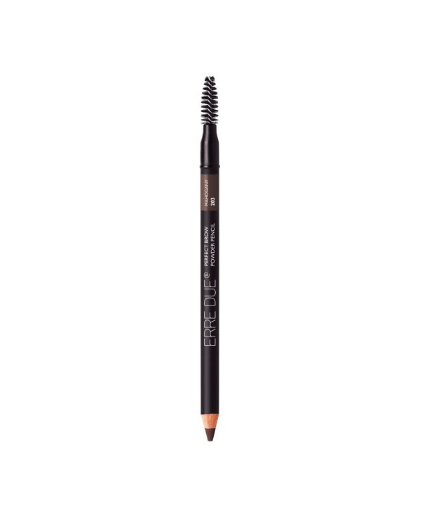 ERRE DUE antakių pieštukas Nr. 203 Mahogany PERFECT BROW POWDER PENCIL