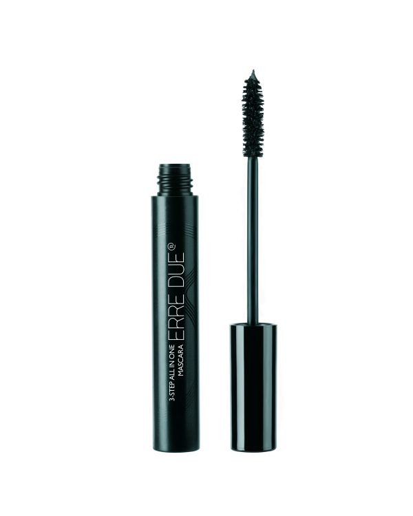 ERRE DUE blakstienų tušas Black 3-STEP ALL IN 1 MASCARA
