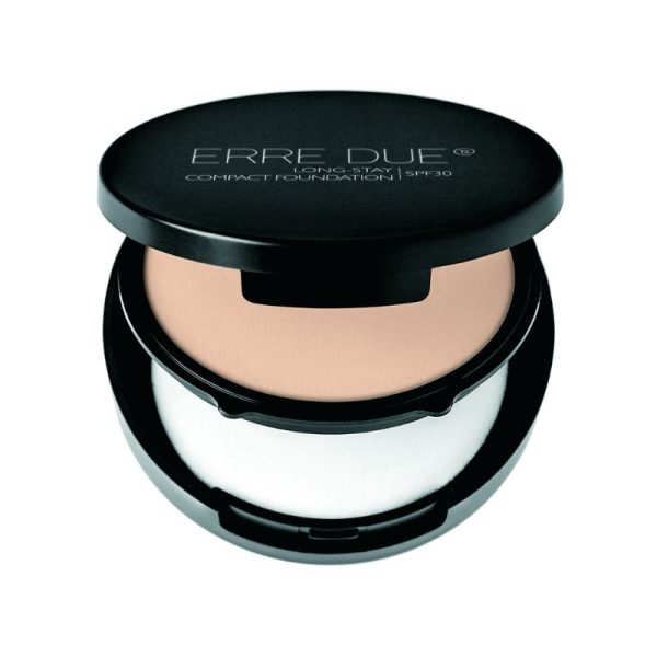 ERRE DUE kompaktinis makiažo pagrindas Nr. 603 Butternut LONG-STAY COMPACT FOUNDATION SPF30