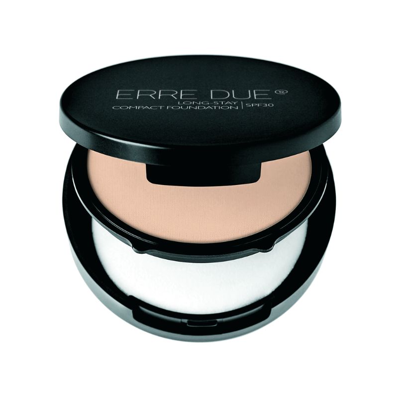 ERRE DUE kompaktinis makiažo pagrindas Nr. 603 Butternut LONG-STAY COMPACT FOUNDATION SPF30