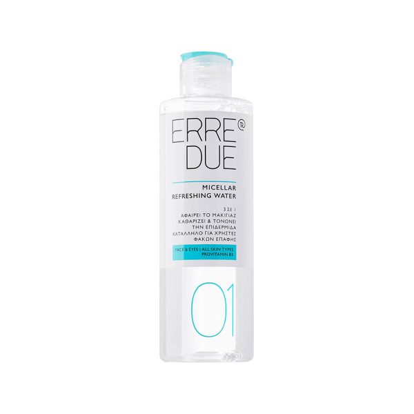 ERRE DUE valomasis micelinis vanduo MICELLAR REFRESHING WATER