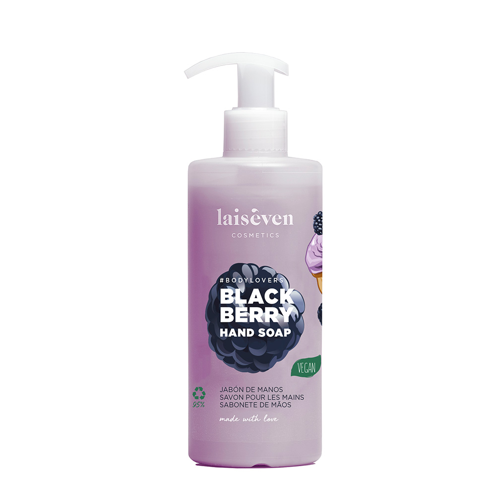 LAISEVEN skystas rankų muilas gervuogių kvapo HAND SOAP BLACKBERRY & BEAUTY