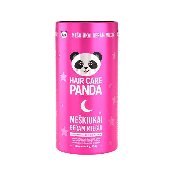 HAIR CARE PANDA maisto papildas MEŠKIUKAI GERAM MIEGUI