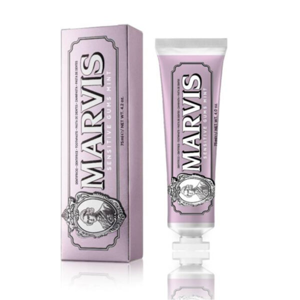 MARVIS švelnaus mėtų aromato dantų pasta jautrioms dantenoms SENSITIVE GUMS GENTLE MINT
