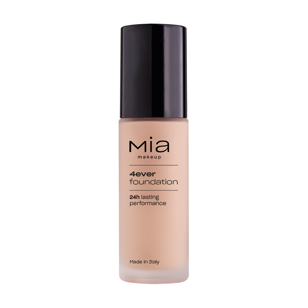 MIA MAKEUP ilgai išliekantis makiažo pagrindas 4EVER FLUID FOUNDATION