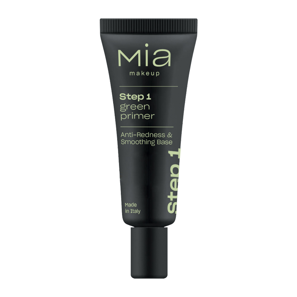 MIA MAKEUP raudonį koreguojanti makiažo bazė