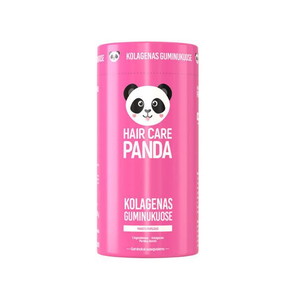 HAIR CARE PANDA maisto papildas KOLAGENAS GUMINUKUOSE