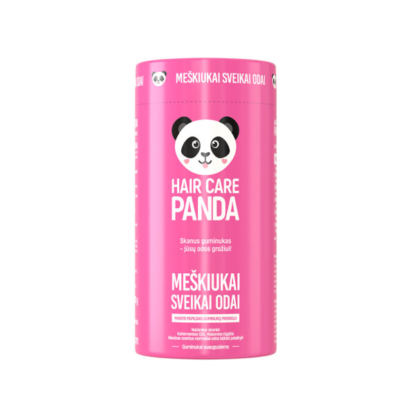 HAIR CARE PANDA maisto papildas MEŠKIUKAI SVEIKAI ODAI
