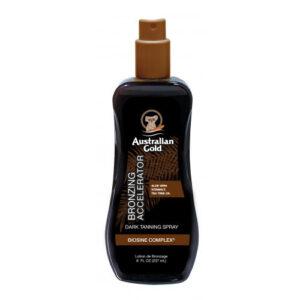 AUSTRALIAN GOLD įdegį skatinantis purškiamas pienelis su bronzantais BRONZING ACCELERATOR SPRAY, 237ml