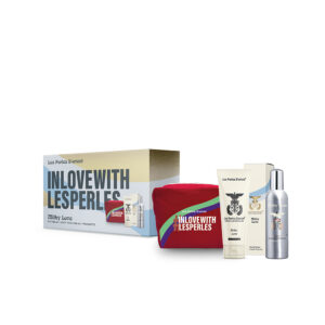 LES PERLES D'ORIENT rinkinys moterims MILKY LOVE EDP, 150ml + dušo gelis 100 ml + kosmetinė