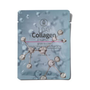 MEDB lakštinė veido kaukė su kolagenu 1 DAY COLLAGEN, 27g