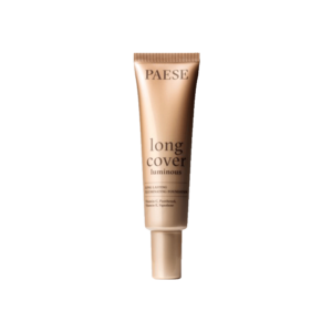 PAESE švytėjimo suteikiantis makiažo pagrindas LONG COVER (1.5 Beige), 30ml