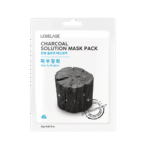 LEBELAGE lakštinė veido kaukė CHARCOAL SOLUTION MASK PACK, 25g