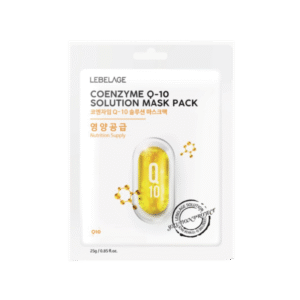 LEBELAGE lakštinė veido kaukė COENZYME Q-10 SOLUTION MASK PACK, 25g