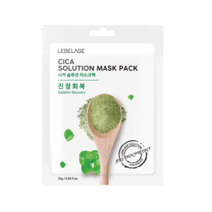 LEBELAGE lakštinė veido kaukė CICA SOLUTION MASK PACK, 25g