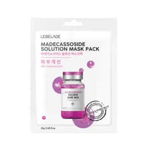 LEBELAGE lakštinė veido kaukė MADECASSOSIDE SOLUTION MASK PACK, 25g