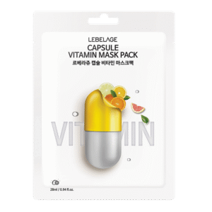 LEBELAGE lakštinė veido kaukė CAPSULE VITAMIN MASK PACK, 28ml