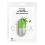 LEBELAGE lakštinė veido kaukė CAPSULE CICA MASK PACK, 28ml