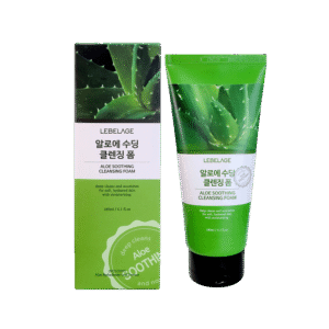 LEBELAGE veido prausiklis ALOE SOOTHING CLEANSING FOAM, 180ml