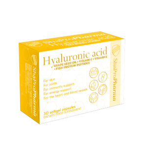 SHAPROPHARMA maisto papildas HYALURON ACID, 36g (30 kapsulių)