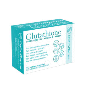 SHAPROPHARMA maisto papildas GLUTATHIONE, 36g (30 kapsulių)