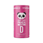 HAIR CARE PANDA maisto papildas VITAMINAS D 2000IU, 180g, 60 guminukų