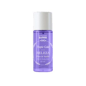 SAPHIR plaukų ir kūno dulksna BELEZA PLUM & VANILLA, 100 ml