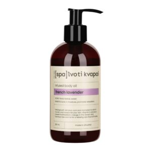 SPALVOTI KVAPAI kūno aliejus FRENCH LAVENDER, 250ml