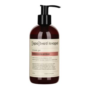 SPALVOTI KVAPAI dušo gelis TOBACCO & AMBER, 250ml