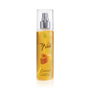 DUST+CREAM parfumuota kūno dulksna su blizgučiais MY NOTE CARAMEL, 200ml