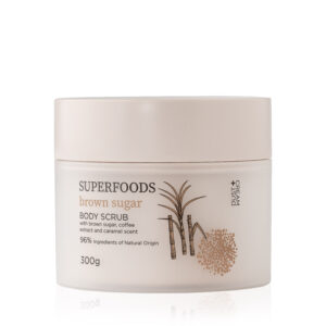 DUST+CREAM kūno šveitiklis SUPERFOODS BROWN SUGAR, 300g
