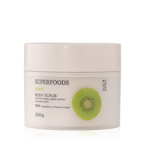 DUST+CREAM kūno šveitiklis SUPERFOODS KIWI, 300g