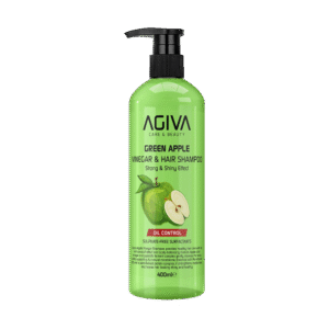 AGIVA plaukų šampūnas nuo pleiskanų GREEN APPLE, 400ml