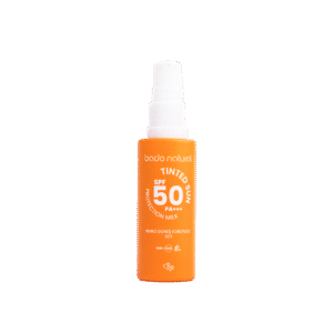 BADE NATURAL apsauginis veido pienelis nuo saulės su atspalviu TINTED SUN SPF50/PA+++, 30ml