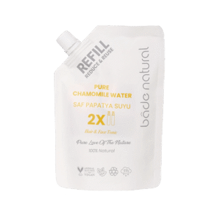BADE NATURAL plaukų toniko su ramunėlėmis papildymas PURE CHAMOMILE WATER, 200ml