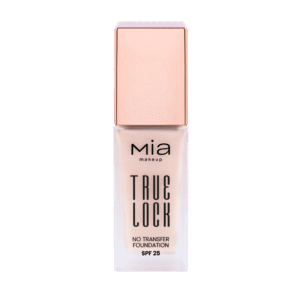 MIA MAKEUP makiažo pagrindas su SPF25 TRUE LOCK NO TRANSFER FOUNDATION, 35 ml