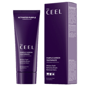 THE CEEL balinamojo poveikio dantų pasta su aktyvintąja anglimi ACTIVATED PURPLE, 50 ml