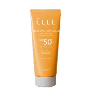 THE CEEL apsauginis veido ir kūno kremas nuo saulės nuo pigmentinių dėmių ANTI BLEMISH SUNSCREEN SPF50+, 50ml