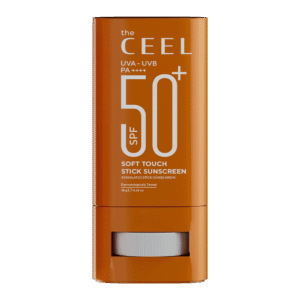 THE CEEL apsauginis pieštukas nuo saulės su taukmedžių sviestu ir kofeinu SOFT TOUCH STICK SUNSCREEN SPF50+, 18 g