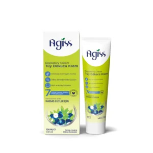 AGISS BY AGIVA depiliacinis kremas jautriai odai GREEN, 100ml