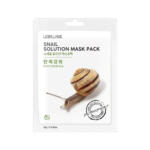 LEBELAGE lakštinė veido kaukė SNAIL SOLUTION MASK PACK, 25g