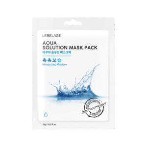 LEBELAGE lakštinė veido kaukė AQUA SOLUTION MASK PACK, 25g