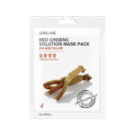 LEBELAGE lakštinė veido kaukė RED GINSENG SOLUTION MASK PACK, 25g