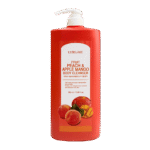 LEBELAGE kūno prausiklis FRUIT PEACH & APPLE MANGO BODY CLEANSER, 1000ml
