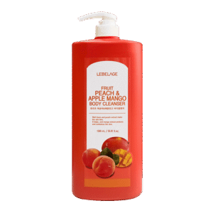 LEBELAGE kūno prausiklis FRUIT PEACH & APPLE MANGO BODY CLEANSER, 1000ml